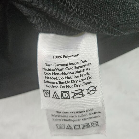 Eddie Bauer Men's Shirt Sz TXL FreeDry Short Sleeve Golf Polo Black Performance - Picture 7 of 10